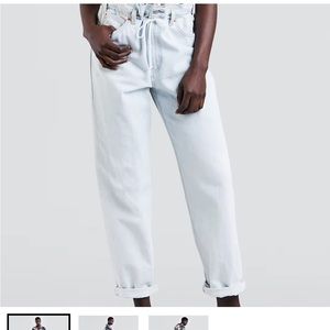 Levi’s Cinched Waist Drawstring Taper Jeans